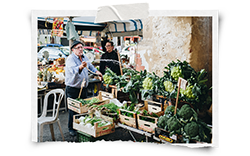 Concept of italian food